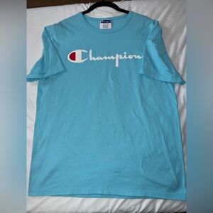 Champion Light Blue Crewneck Tee